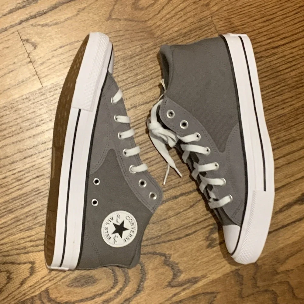 Converse Chuck Taylor All Star Sharkskin White Malden Street Shoes Men's Size 11 - Picture 7 of 8